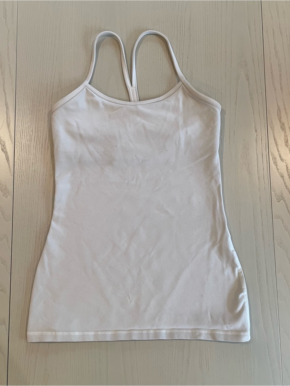 Lululemon Power Y Tank *Luon W1BT1S White - Size 6